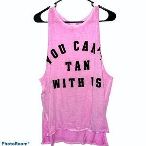 Victoria’s Secret Pink You Can’t Tan With Us Tank